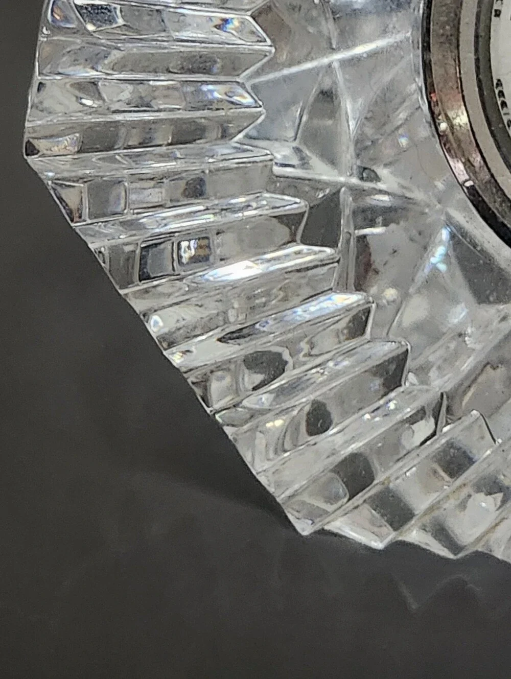 Waterford Lismore Diamond Crystal Clock